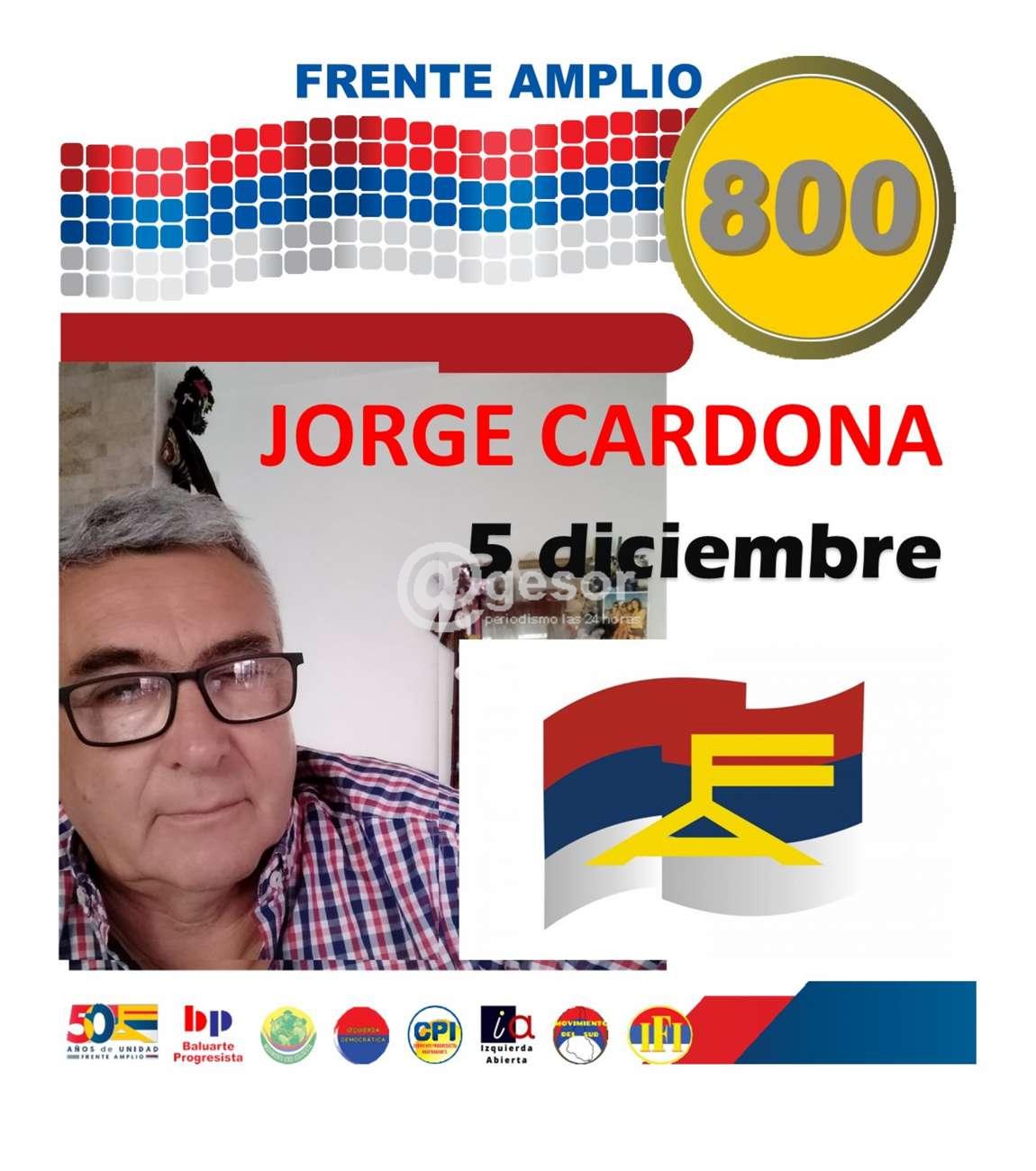 Escribe Jorge Cardona (Lista 800)
